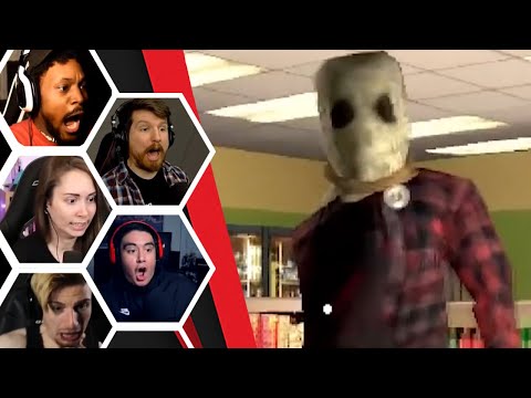 Let's Players Reaction To Night Shift Jumpscare (Ending) | Night Shift