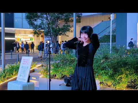 ぱあちゃん「カラス」2024.11.11　渋谷アクシュ前／公認ストリートライブ【福岡県博多から来た力強くて真っ直ぐな歌声を持つ美女シンガーソングライター】うぴ子cover　#歌うま　#路上ライブ