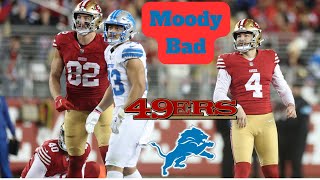 49ers vs Lions Game Reaction 2024 (Jake Moody)