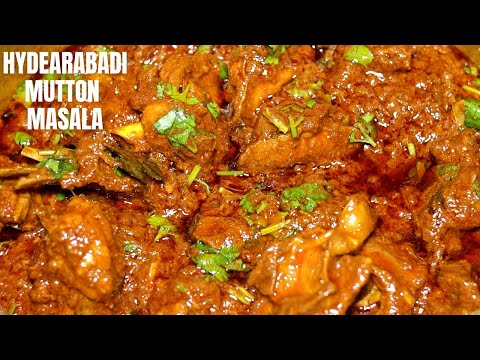 KASHMIRI RESTAURANT STYLE MUTTON MASALA RECIPE | MUTTON MASALA CURRY | MUTTON GRAVY | THE KITCHEN