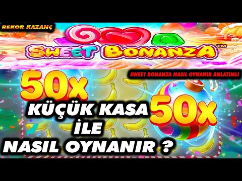 SWEET BONANZA 💥 KÜÇÜK KASA İLE NASIL OYNANIR ANLATIMLI REKOR KAZANÇ 💥💰 #sweetbonanza #slot #casino