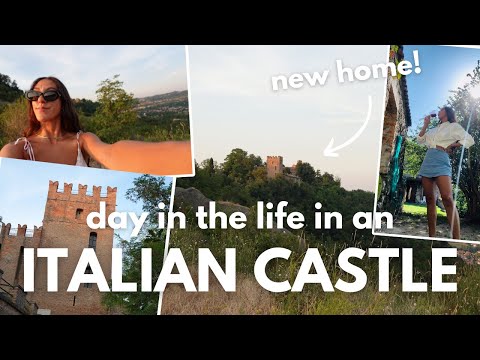 ✨I left LA & moved to an *insane* italian castle | Italy travel vlog part 1