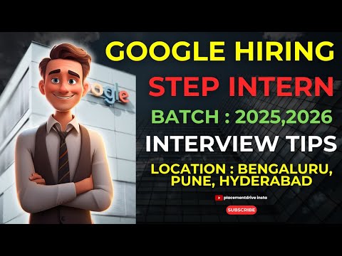 Google STEP Internship 2025 | Software Training for CS Students | Apply Now with Preparation Tips!