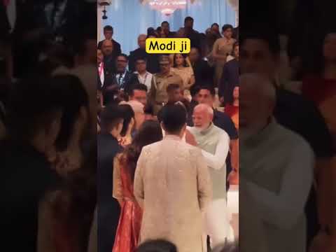 modi ji anant Ambani wedding #मुख्य_समाचार Anant ki sadi main modi ji #shorts #viral #video #anant