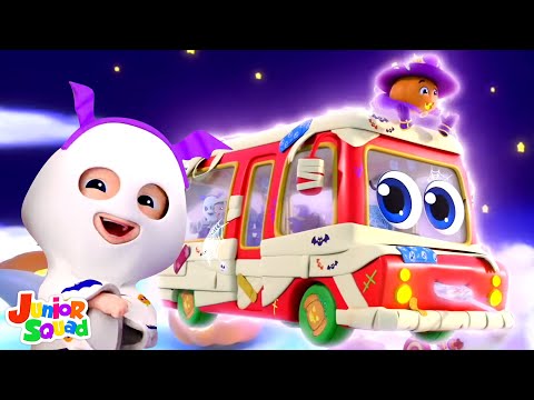 Boo! Wheels on the Bus - Halloween Songs & Spooky Rhymes for Children