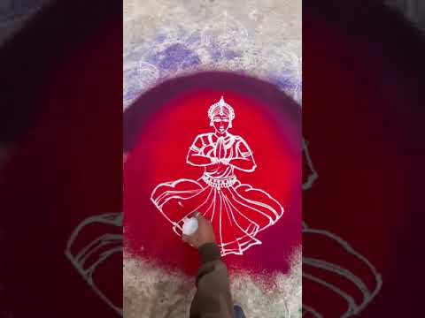 best rangoli | sanskar bharati rangoli | indian culture 🙏 welcome rangoli | rangoli design