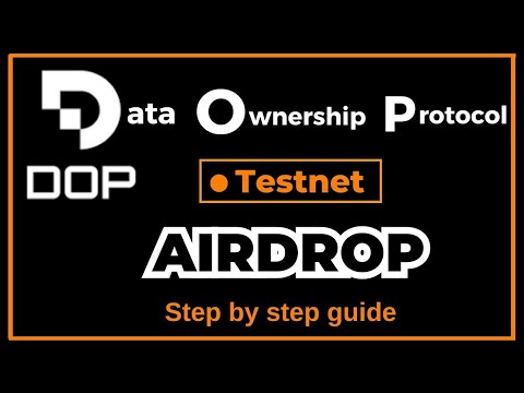 DOP Testnet Airdrop || Free Data Ownership Protocol Airdrop || Free $DOP #dopairdrop #doptestnet