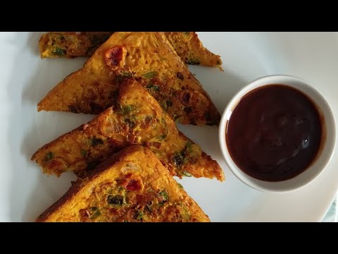 Besan Bread Toast | Easy Evening Snack | Bread Toast Recipe #breadrecipe #globalbawarchi