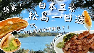 【日本旅遊】日本三景之一！松島一日遊全攻略！加了超大顆牡蠣的咖哩麵包、自己動手烤魚板、郵輪環島一周、離仙台站只要40分鐘的超美絕景｜Natsuki's VLOG 7