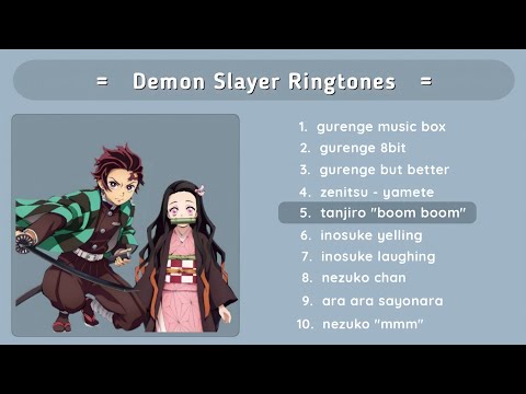 Demon Slayer Ringtones & Sound Effects