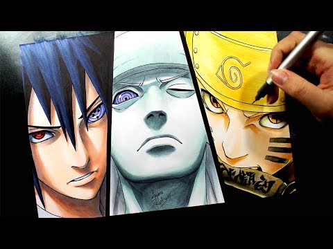 Speed Drawing - SASUKE | MADARA | NARUTO #NARUTUBRO