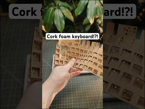 Cork foam in a keyboard! Does it make a difference? Zoom75 TIGA. Wear headphones!! #keyboards