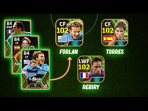 Let’s pack FORLAN + TORRES + RIBERY EPIC BOOSTERS