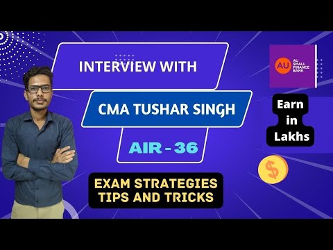 INTERACTION WITH AIR - 36 IN CMA FINAL . HOW TO GET RANK IN CMA EXAM IN FIRST ATTEMPT.