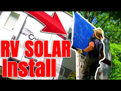 Project Camp Installing 1KW of Solar Panels on The Off Grid Camper