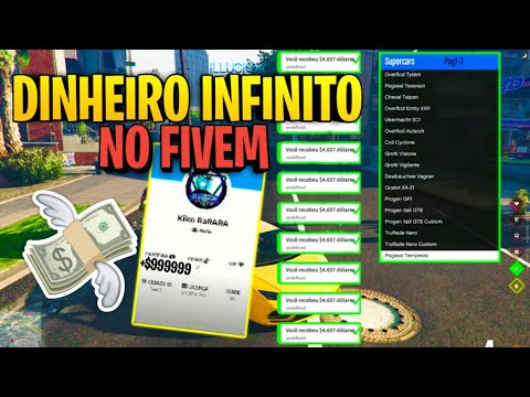 46 MILHOES EM APENAS UM CLIKE DINHEIRO NO FIVEM - MONSTER MENU