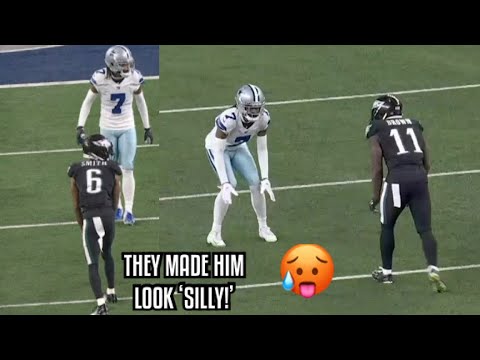 Trevon Diggs Vs AJ Brown & Devonta Smith 🤬 (WR Vs CB) Eagles Vs Cowboys 2022 highlights