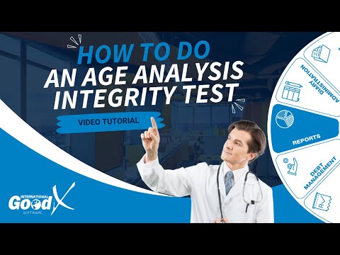 GoodX Web Tutorial - How to do an Age Analysis Integrity Test on the Debtor Drilldown Report