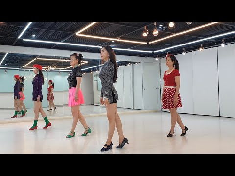 One Way Ticket Remix line dance | 스텝설명 teach |  원 웨이 티켓 라인댄스 | Retro music