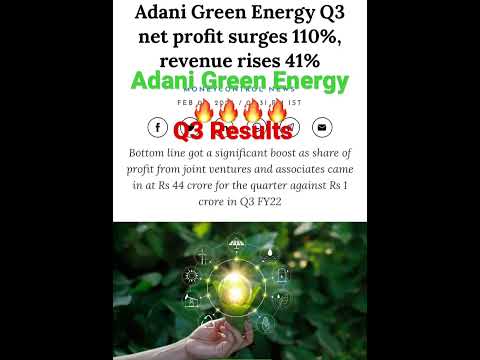 🔥🔥Adani Green Energy share q3 results #adanishare #adani #shortsvirulvideo #shorts #sharemark