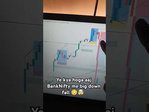 Ye kya hogaya aaj BankNifty me big down fall 😳🤯🥵 #shorts #shortsvideo #trading #banknifty