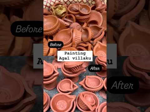 Easy method convert old  Agal vilakku - brand new ones#simple #Easy#craft #satisfying