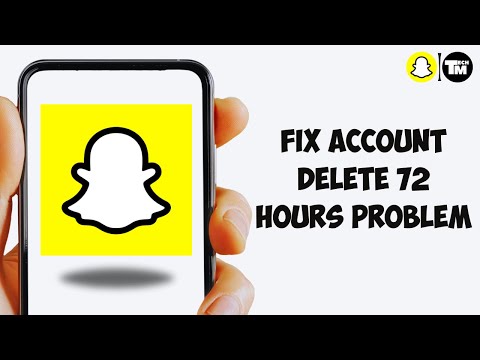 How To Fix Snapchat Account Delete 72 Hours Problem (2025)