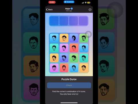 Major today puzzle durov । 5k major coin । Khati tech