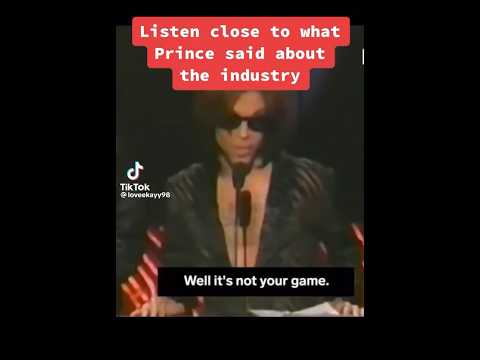 Prince talking about the music industry | Must Watch!! #prince