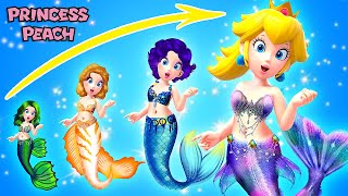 Princess Peach the Mermaid Growing Up! How To Become Mermaid