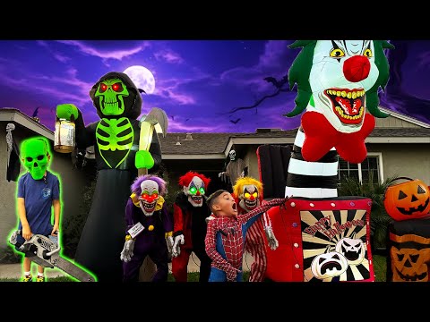 First Halloween Animatronic Set Up | Halloween Fun, Inflatables and More