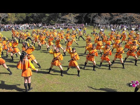 京都橘高校吹奏楽部 / かみあり吹奏楽フェスタ / ドリルステージ / Kyoto Tachibana SHS Band