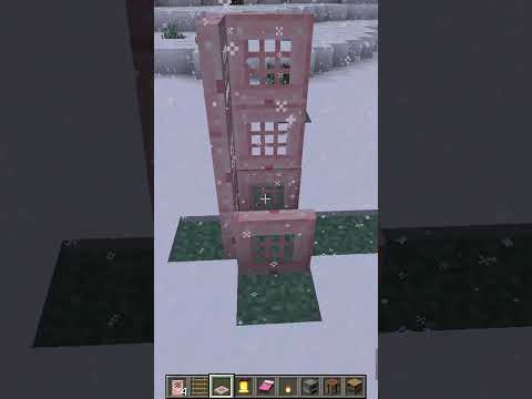 地上1マスハウスの作り方　【Minecraft】