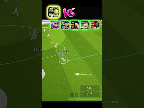 🚀David Beckham Vs Top 5 Goalkeepers In Premier League|| #efootball #efootball2025 #pes #pesmobile