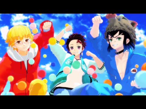 【Demon Slayer MMD】RGB【Zenitsu⚡Tanjiro🎴Inosuke🐗】