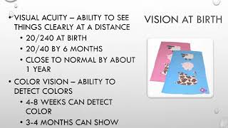 Class 8 - Sensory and Perceptual Development