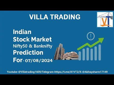 07 August Tomorrow Market Prediction| Nifty Prediction For Tomorrow| Bank Nifty Tomorrow Prediction