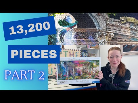 13,200 PIECE JIGSAW PUZZLE!! Visionaria by Clementoni (Part 2) #puzzle #jigsawpuzzle