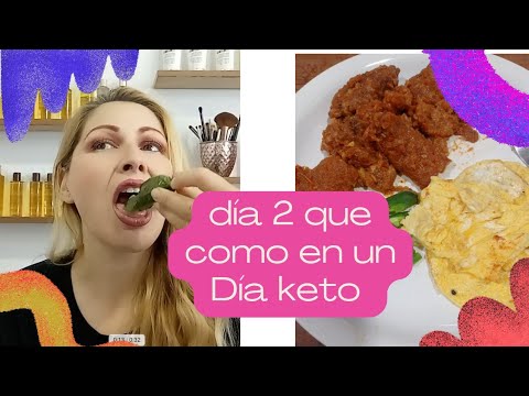 día 2 haciendo la dieta keto para bajar de peso qué como en un día #Dietaketo #Dieta #parati