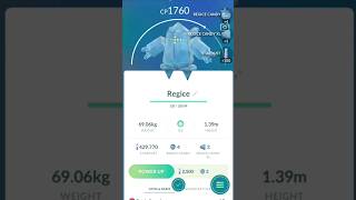 Last Chance to Get Regice 😱      #pokemongo #regice #pokemon #raidbattle #viralshorts #viral #shorts