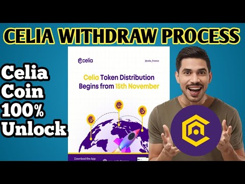 CELIA Airdrop 100% Unlock | Celia listing Withdraw 15 November | Celia gas fees | Celia New Update |