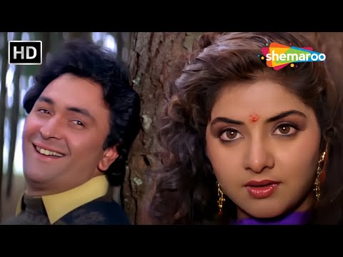 Teri Umeed Tera Intezar Karte Hai | Rishi Kapoor, Divya Bharti | Deewana(1992) | Kumar Sanu, Sadhana