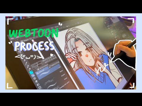 WEBTOON drawing process (3) | timelapse ♡