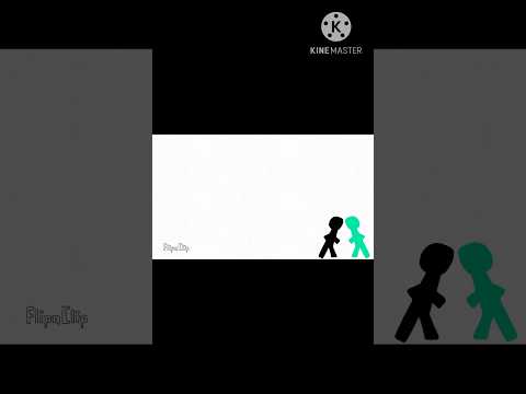 Black Stickman VS Green Stickman Stop Copying Me! #stickfigureanimation