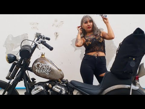 Sissy Bar Duffle Bag photoshoot in Thailand | R9Kustoms