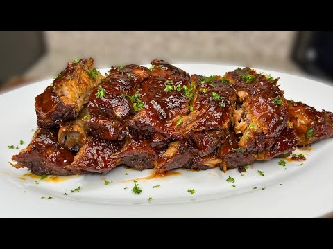 Fall Off The Bone Oven Baked BBQ Ribs