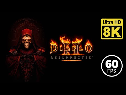 Diablo® II: Resurrected Trailer 8k 60 FPS (Enhanced with Neural Network AI)