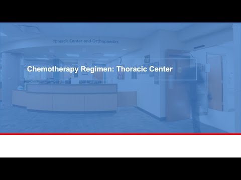 Chemotherapy regimen: Thoracic Center