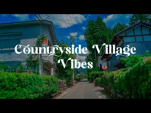 Countryside Village Vibes 🌿 Japanese Lofi Mix for Relaxation and Focus