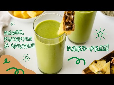 How to Make a Green Smoothie in the Food Processor  // VEGAN & DAIRY-FREE 💚